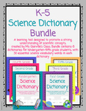Science Dictionary Bundle