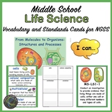 Science Dictionary for Middle School: Life Science Vocabulary