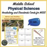 Science Dictionary for Middle School: Physical Science Vocabulary