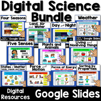 Preview of Digital Science Activities Bundle for Google Classroom