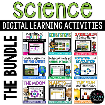 Science Digital Activities BUNDLE for Google Slides™ or PowerPoint