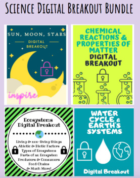 Preview of Distance Learning: Science Digital Breakout Bundle