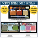 Science Themed Digital Daily Agenda Bundle