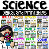 Science Digital and Printable Year Long Distance Learning Bundle