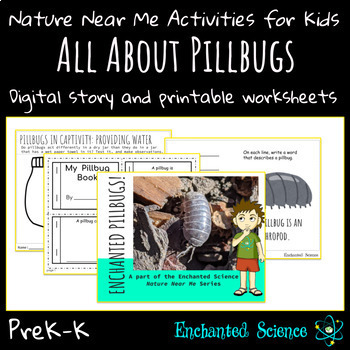 Preview of Science Distance Learning- Nature- Insects- Pillbugs