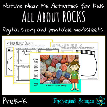 Preview of Science Distance Learning- Rocks and Minerals- Nature- Rocks