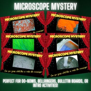 Preview of Science Do-Now/Bell-Ringer/Bulletin Board - Microscope Mystery!