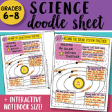 Science Doodle Sheet - Holding the Solar System Together -