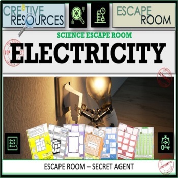 Preview of Science Electricity Escape Room