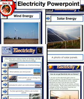 Preview of Electricity Powerpoint Presentation - PPT 49 Slides  - Science Education
