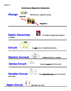 Preview of Science Electricity and Magnets Unit
