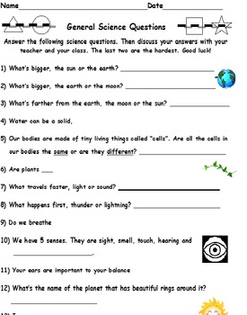 science elementary questions by david filipek teachers pay teachers