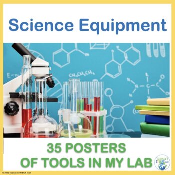 Preview of Science Lab Equipment and Tools Photo Posters