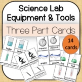 Science Equipment & Tools _Montessori_3 part cards