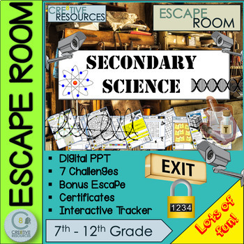 Preview of High School Science Escape Room