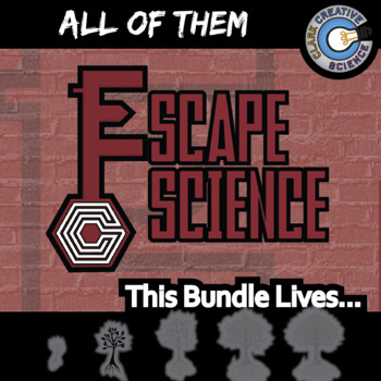 Preview of Science Escape Room Activity Bundle ALL OF THEM - Printable Google Version