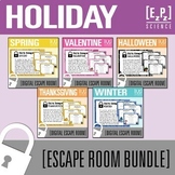 Science Escape Room Bundle | Holiday Digital Breakout Review Game