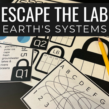 Preview of Science Escape Room | Earth's Systems | NGSS 5th Grade Earth's Systems Review