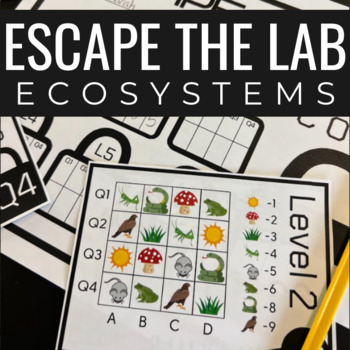 Preview of Science Escape Room | Ecosystems | NGSS 5th Grade Ecosystems Review