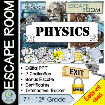 Preview of Science Escape Room - Physics