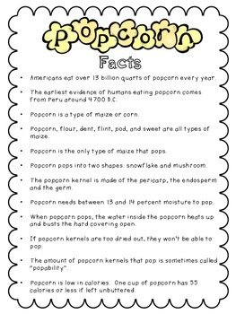 research paper about popcorn
