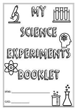 Preview of Science Experiment Booklet