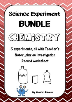 Preview of Science Experiment Bundle - Chemistry