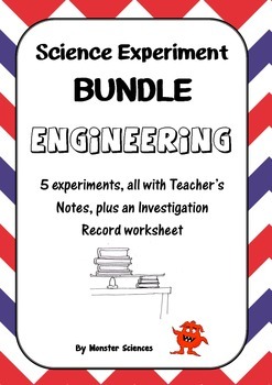 Preview of Science Experiment Bundle - Engineering