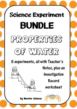 Preview of Science Experiment Bundle - Properties of Water