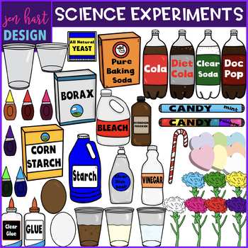 Preview of Science Clip Art - Science Experiment Bundle {jen hart Clip Art}
