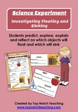 Science Experiment - Investigating Floating and Sinking