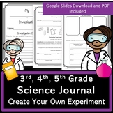 Science Experiment Journal Template | Digital Or Print | G