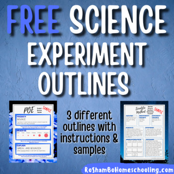 Preview of Science Experiment Outlines