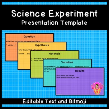 Preview of Science Experiment Presentation Template