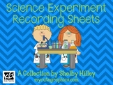Science Experiment Recording Sheets