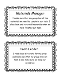 Science Experiment Role Cards