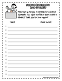 Science Experiment Sign Up Sheet