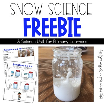 Preview of Science Experiment: Snowstorm in a Jar