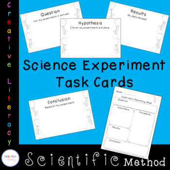 Preview of Science Experiment Task Cards