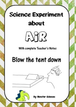 Preview of Science Experiment about Air - Blow the tent down