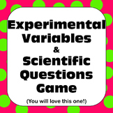 Scientific Method Independent & Dependent Variables &Questions Distance Learning
