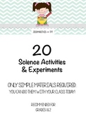 Science Experiments & Activities for Grade 1 & 2, Few Mate