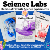 Science Experiments Bundle | Making Oobleck | Slime | Elep