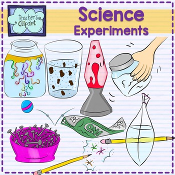 Preview of Science lab Experiments Clipart STEM