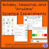 Science Experiments Holidays, Seasonal, Anytime for Specia