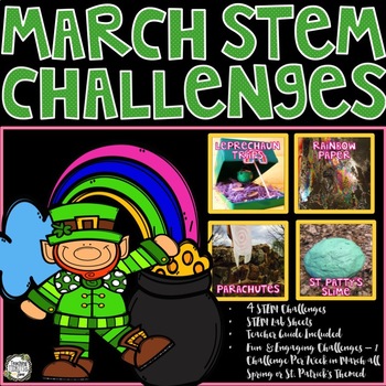 Preview of Science Experiments, Stem Activities, March Science Experiments 