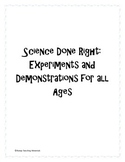 Science Experiments and Demos Bundle for Every Age