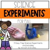 Science Experiments for Fall