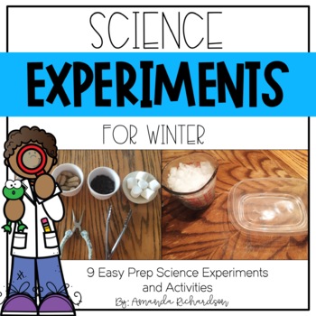 Preview of Science Experiments for Winter