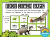 Science FOOD CHAIN / PREDATOR PREY Game  Activity